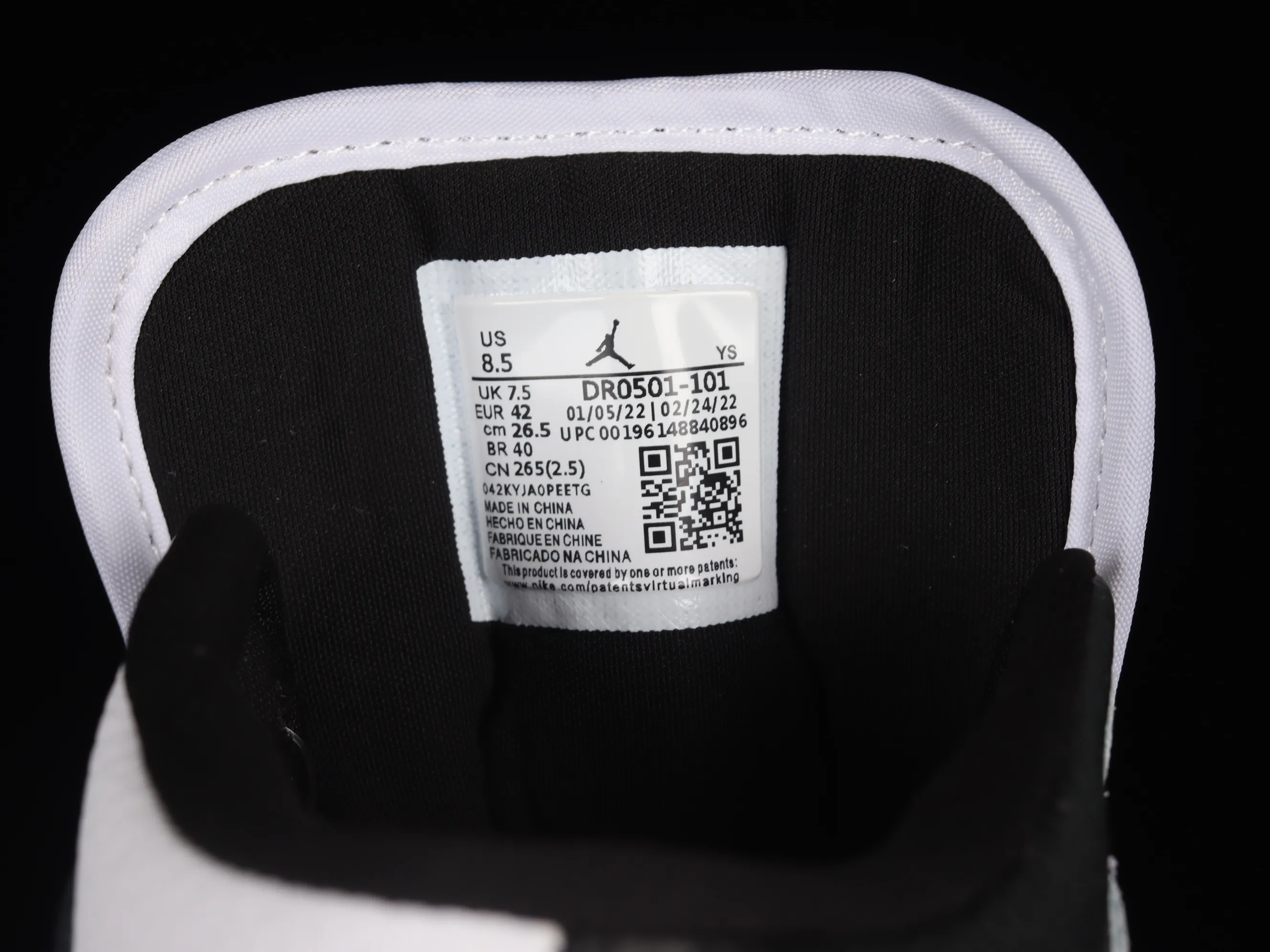 All Categories Air Jordan Jordan Series Basketball Shoes Air Jordan 1 Mid Air Jordan 1 Mid "Homage" AJ1 Joe 1 Black and White Panda China Basketball Shoes DR0501-101
